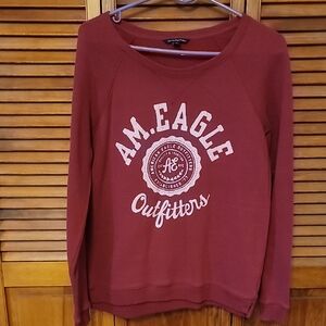 American Eagle Outfitters Red Sweatshirt